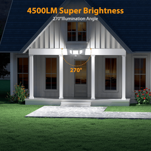 4500LM Triple-Head Solar Security Light