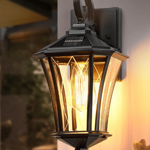 Octagonal Modern-Retro Wall Sconce