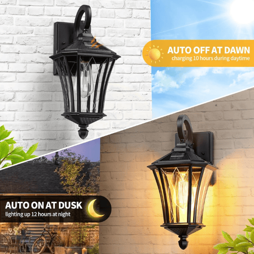 Octagonal Modern-Retro Wall Sconce