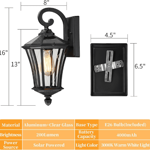 Octagonal Modern-Retro Wall Sconce
