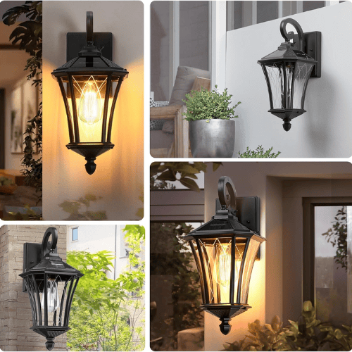 Octagonal Modern-Retro Wall Sconce