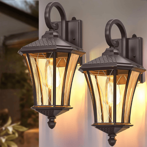 Octagonal Modern-Retro Wall Sconce