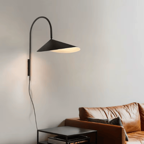Modern Scandinavian Swing Arm Wall Sconce