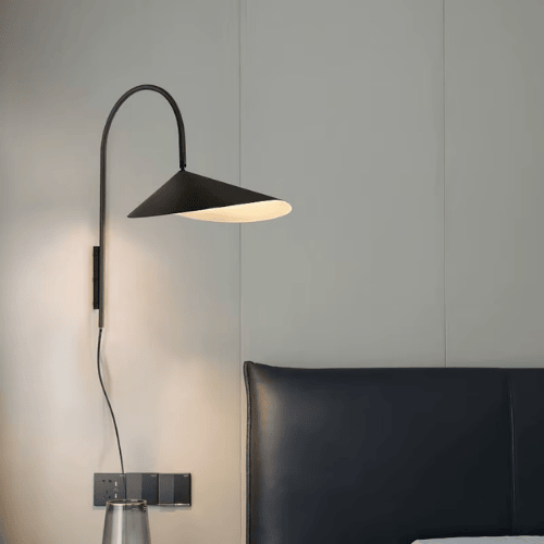Modern Scandinavian Swing Arm Wall Sconce