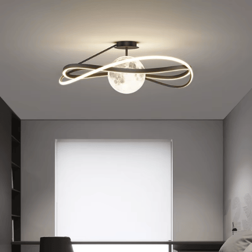 Italian Minimalist Moon Design Ceiling Light