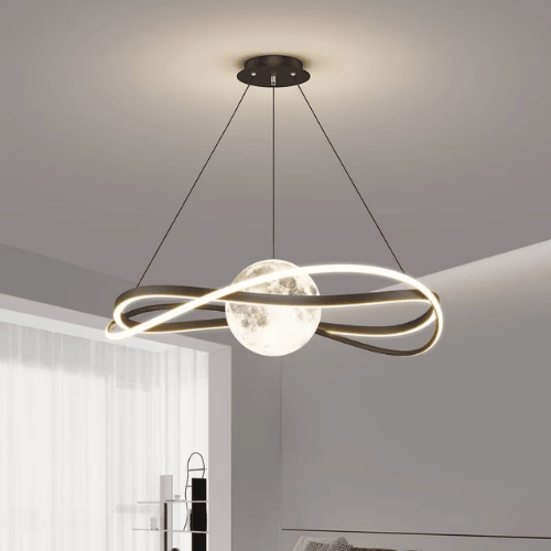 Italian Minimalist Moon Design Ceiling Light